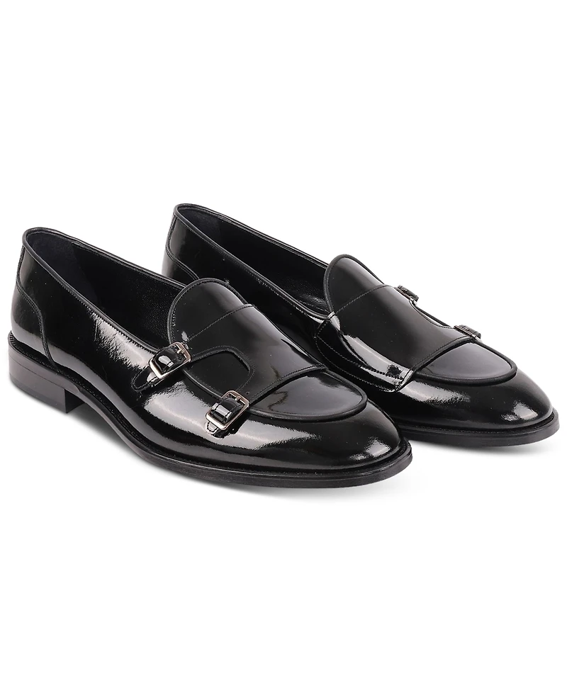 Vellapais Men's Carlton Double Monk Slip-On Loafers
