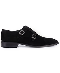 Vellapais Men's Mico Double Monk Slip-On Dress Shoes