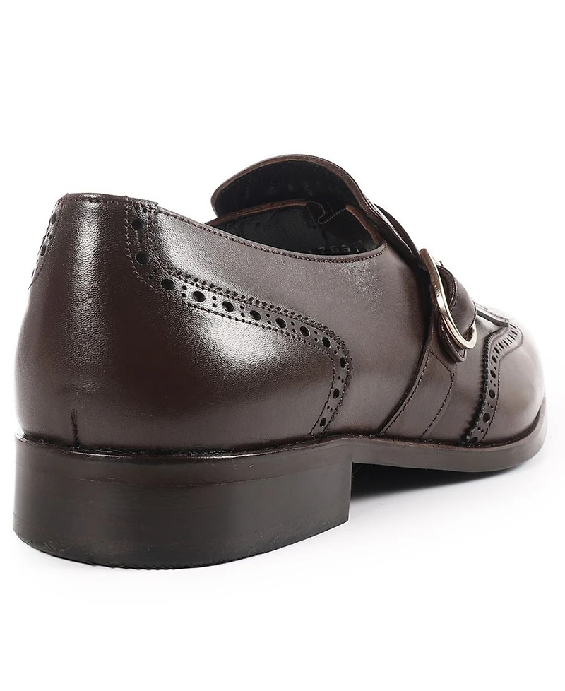 Vellapais Men's Monk Strap Tassel Wingtip Dress Shoes