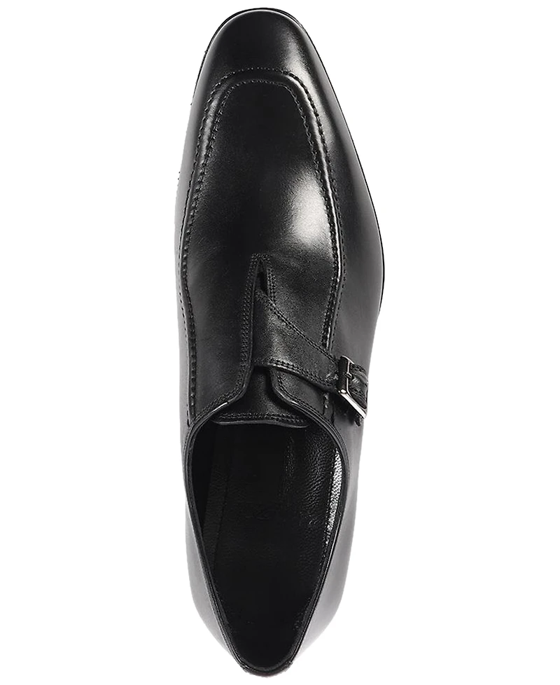 Vellapais Men's Monk Strap Slip-On Dress Shoes