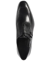 Vellapais Men's Monk Strap Slip-On Dress Shoes