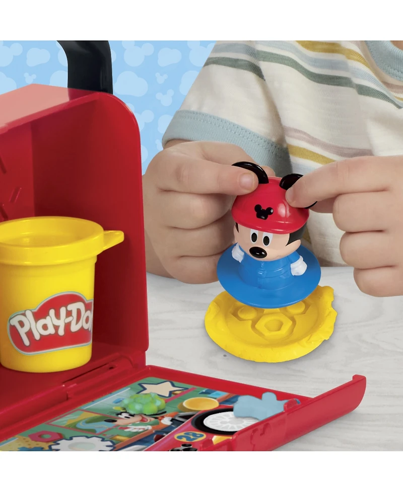 Play-Doh Disney Junior Mickey Mouse On-the-Go Garage Playset