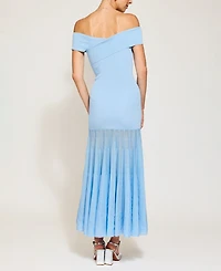 Line & Dot Women's Rowan Off-The-Shoulder Sweater Dress