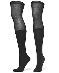 Hue Women's Slouched Ribbed Over The Knee Socks