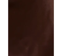 Seni & Cade Juniors' Beaded Strap Drape Front Satin Slim Dress