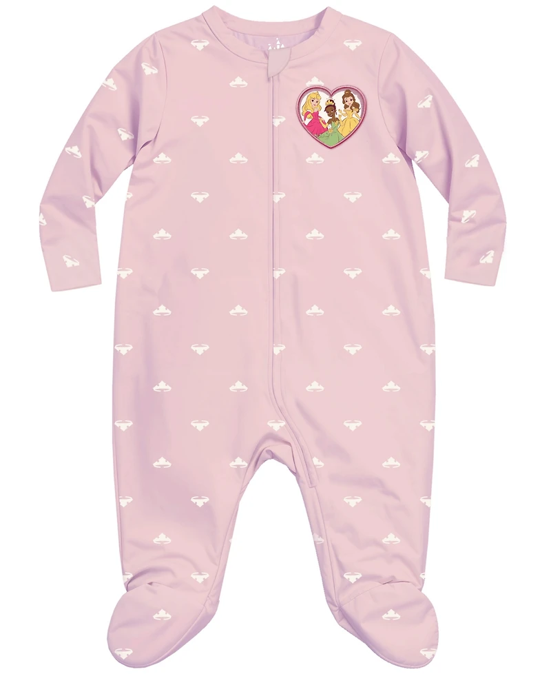 Disney Baby Girl Princess Sleep & Play Coverall
