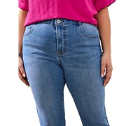 Tribal Plus Sophia Curvy Micro Flare Jeans