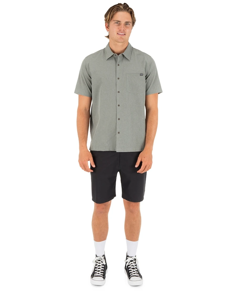 Hurley Men's Phantom Flow Rincon Short-Sleeve Shirt
