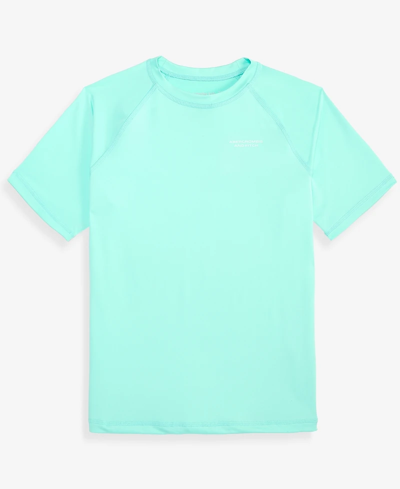 abercrombie kids Girls' Core Short-Sleeve Rashguard