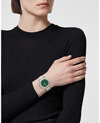 Versace Women's Greca Pulse Two Tone Bracelet Watch, 36mm