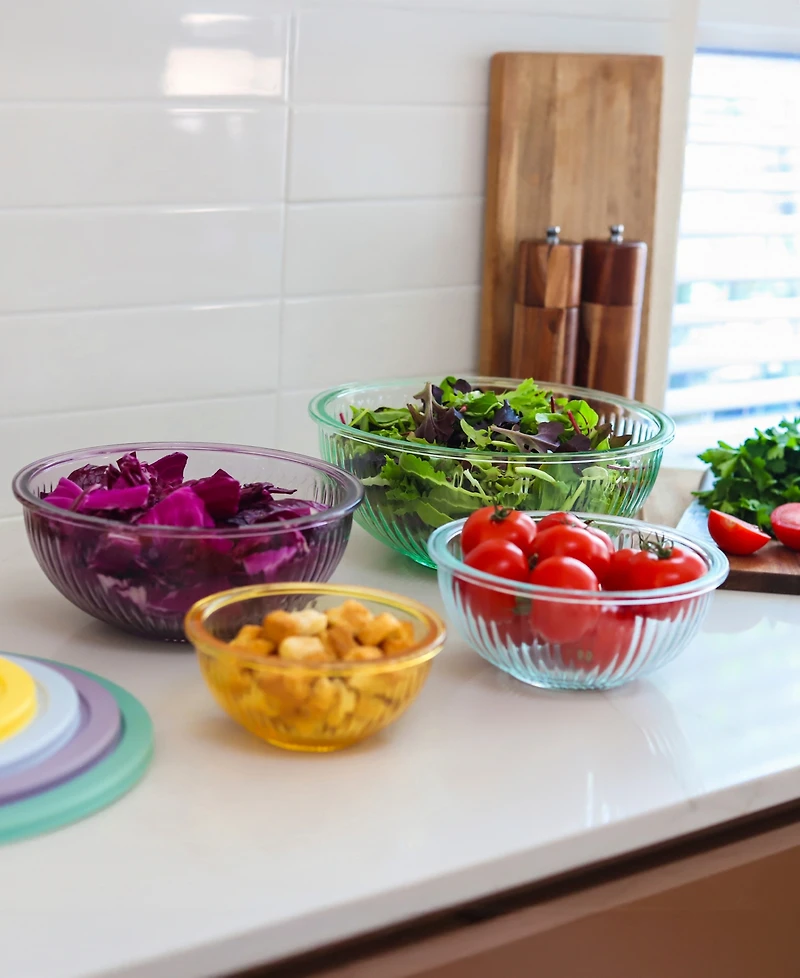 Sedona Kitchen 4-Pc. Glass Mixing Bowl Set