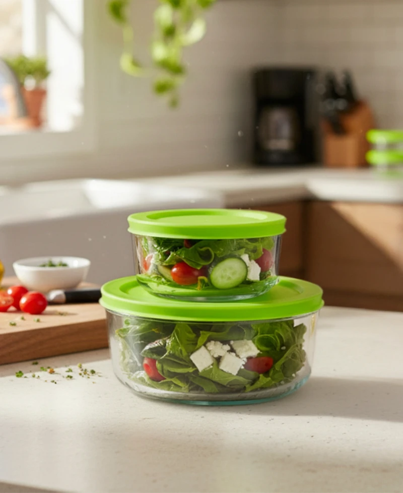 Sedona Kitchen 10-Pc. Glass Food Storage Set