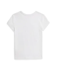 Polo Ralph Lauren Girls' 7-16 Bear Cotton Jersey T-Shirt