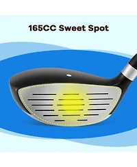 Mecale 38" Junior #3 Fairway Wood, 165CC, Fiberglass Shaft, Ages 11-14