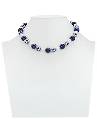 Patricia Nash Gold-Tone Plated Bead and Mother of Pearl Necklace