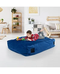 Mecale Sensory Crash Pad Mat with Foam Blocks, Washable Cover