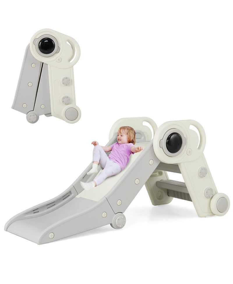 Mecale 2-in-1 Baby Slide and Climber for Toddlers, 18+ Months