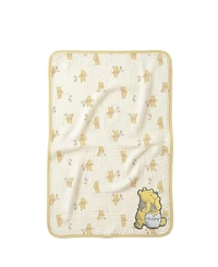 Disney Baby Boys' or Girls' Printed Pooh Gauze Blanket