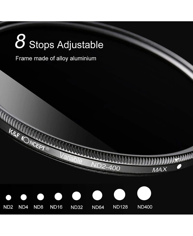 KandF Concept Variable ND2-400 82mm