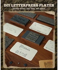 Robotime Printing Press Wooden Puzzle, 3D Puzzles for Adults and Teens, Mechanical Wooden Model to Build, Toy House Warming Birthday