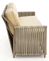 Agio Vera 77" Aluminum Outdoor Sofa, Created for Macy's