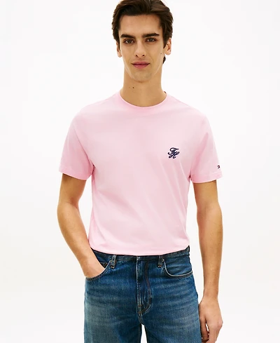 Tommy Hilfiger Men's Script Monogram Crewneck T-Shirt