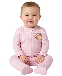 Disney Baby Girl Princess Sleep & Play Coverall