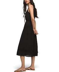 Lucky Brand Women's Lace Inset Scoop Neck Dress