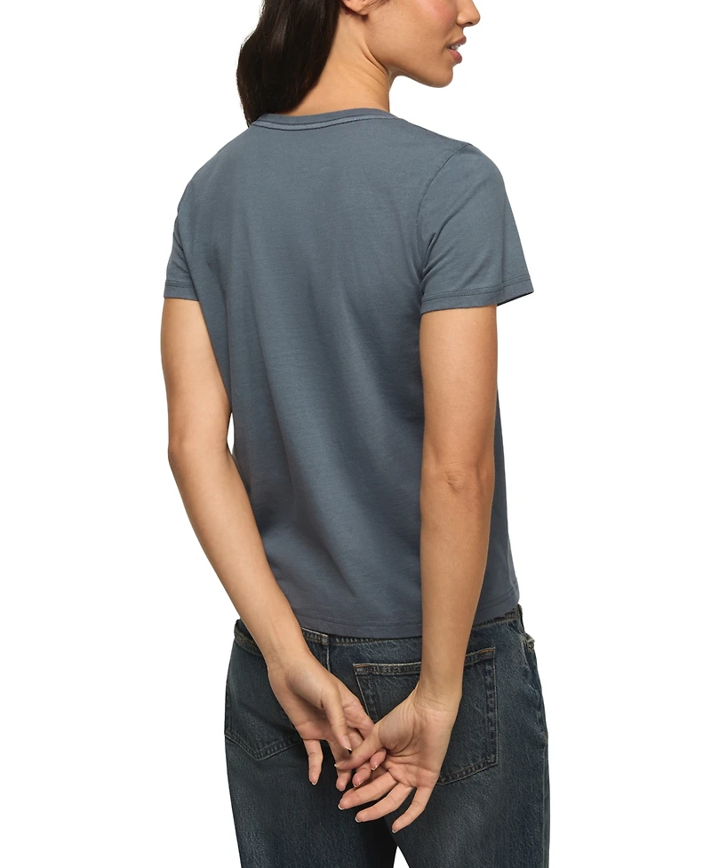 Lucky Brand Women's Classic Fit and Floral Butterfly T-Shirt