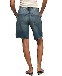 Lucky Brand Women's Relaxed Fit Low-Rise Bermuda Shorts