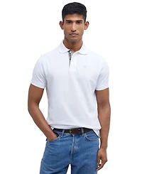 Barbour Men's Tartan Pique Polo Collar Shirt
