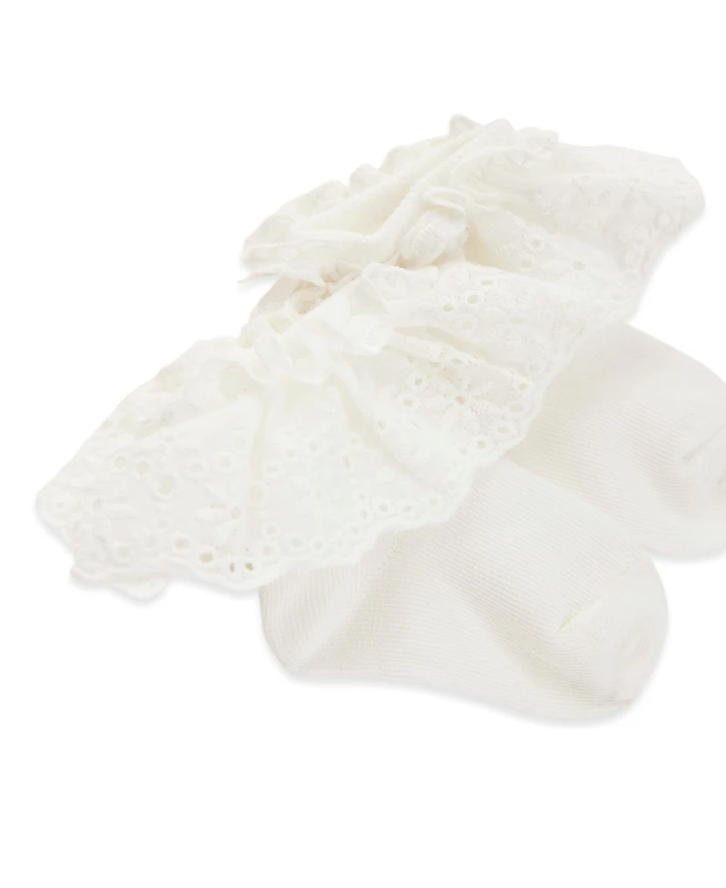 Guess Baby Girls' Short-Sleeve T-Shirt, Short & Sock, 3-Piece Set