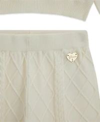 Guess Baby Girls' Long-Sleeve Sweater Top and Pant, 2-Piece Set