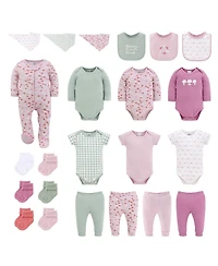 The Peanutshell Baby Girls 23-Piece Clothing Set