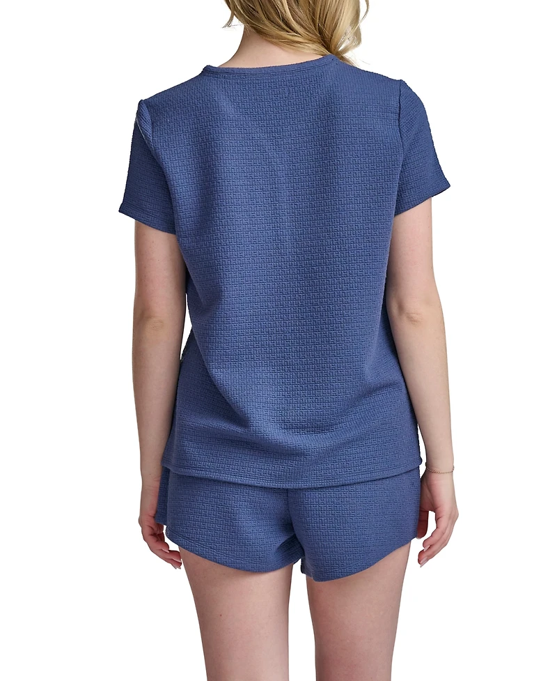 Tommy Hilfiger Women's 2-Piece Henley and Boxer-Set