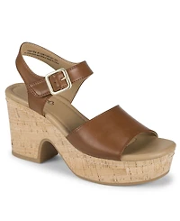 Baretraps Women's Tamie Round Toe Wedge Sandals