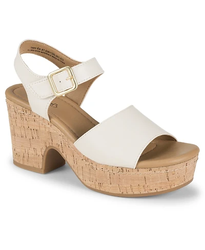 Baretraps Women's Tamie Round Toe Wedge Sandals