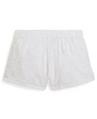 Polo Ralph Lauren Girls' 2T-6X Eyelet Cotton Short