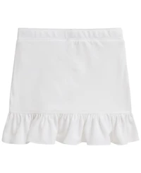Polo Ralph Lauren Girls' 2T-6X Ruffled Stretch Mesh Wrap Skort