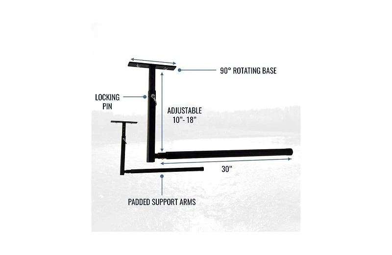 StoreYour Hi-Port 2 | Ladder Adjustable Ceiling Storage Rack | | Holds lbs