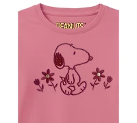 Kate Mack Girls' 7-16 Snoopy Long-Sleeve T-Shirt