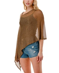 Marcus Adler Mesh Metallic Poncho