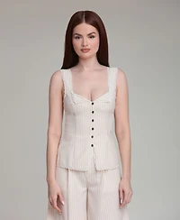 Avec Les Filles Women's V-Neck Top