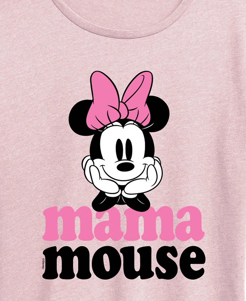 Hybrid Apparel Plus Disney Mama Mouse Minnie Short-Sleeve Graphic T-Shirt
