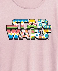 Hybrid Apparel Plus Star Wars Spring Logo Short-Sleeve Graphic T-Shirt