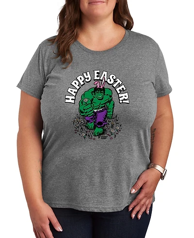 Hybrid Apparel Plus Easter Hulk Short-Sleeve Graphic T-Shirt