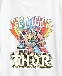 Hybrid Apparel Plus Thor Faded Rainbow Short-Sleeve Graphic T-Shirt