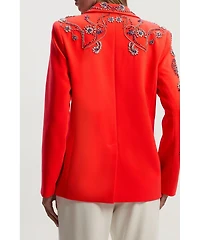 Karen Millen Women's Embellished Single Breasted Blazer