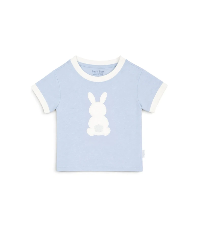 Bits & Bows Baby Boys Cottontail Bunny T-Shirt