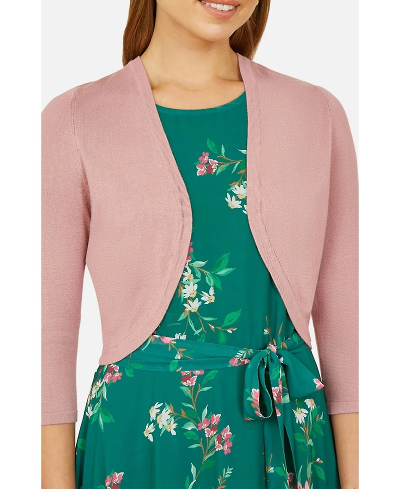 Yumi Women's Knitted Curve Bolero